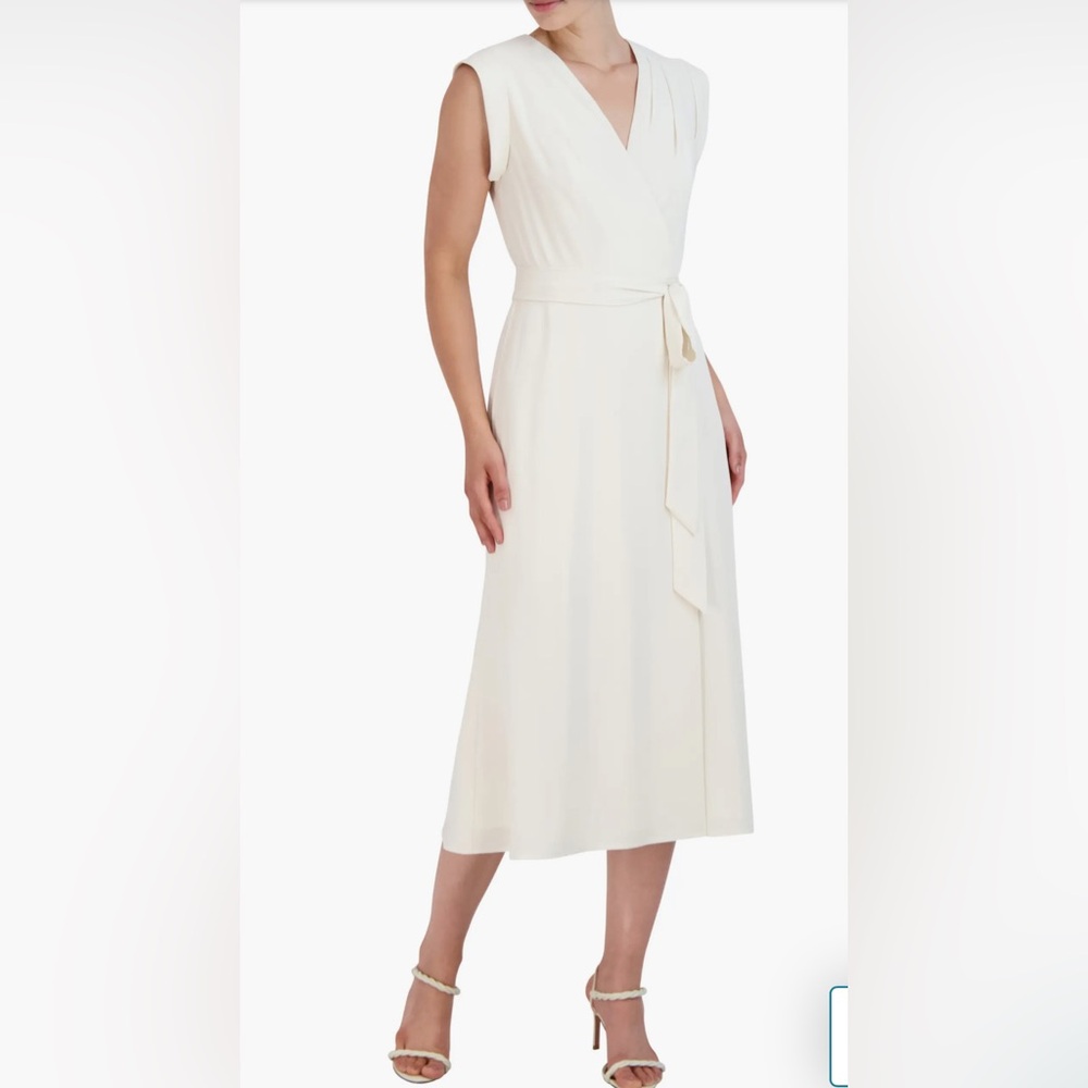 BCBGMaxAzria Cream Midi Dress